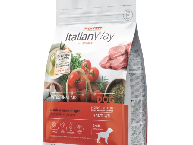 La linea superpremium ItalianWay include anche alimenti con una sola fonte proteica di origine animale